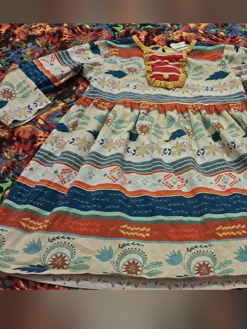 Little Girls Millie Jay Vibrant Colored Dress